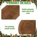 30 Inch Large Wooden Dough Bowl, Hand Carved Wood Dough Bowls for Decor