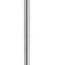 BWE Brushed Nickel Toilet Paper Holder Stand SUS304 Stainless Steel Modern Freestanding Toilet Paper Roll Tissue Holder for Bathroom, Toilet Paper Stand with Heavy Weighted Base (22.2 inch-Fixed)