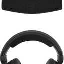 Geekria Velour Headband Pad Compatible with Sennheiser HD 598/ 598SE/ 598CS/ 595/ 569/ 559/ 558/ 555/ 518/ 515, Game ONE, PC360, PC373D Headphones, Replacement Band Repair Part (Black)