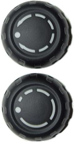 (2) Genuine VOLUME KNOB BUTTONS for PORSCHE 997 PCM RADIO NAVIGATION 911 CARERRA