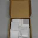 Xuhal 50 Pcs 2 x 2 Inches Blank Sublimation Glass Fridge Magnet Personalized Refrigerator Sublimation Include 25 Rectangle Glass Blank 25 Fridge Magnet for Office Kitchen Microwave Car DIY Decor