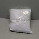 Cocktail Table Covers - 2 Pack 32"x 43" White Cocktail Table Tablecloth with Natural Wavy Round Skirt for Bar Wedding Party Banquet