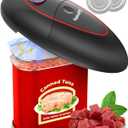 One Touch Electric Can Opener for All Can Sizes, Smooth Edge Design for Seniors with Arthritis, Automatic Kitchen Gadget & Food Safety