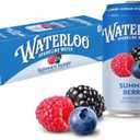 Waterloo Sparkling Water, Summer Berry, 12 Fl Oz Cans (Pack of 12) | Naturally Flavored, Zero Calories and Zero Sugar or Sweeteners Exp. 06/03/2027