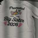 Kids Promoted to Big Sister 2026 T-Shirt, L