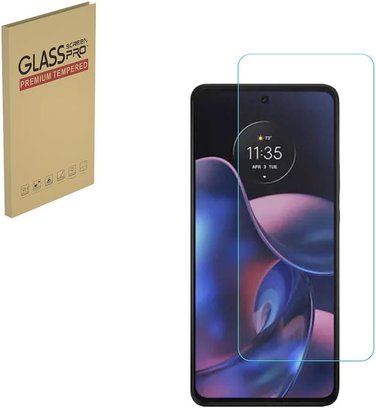 2 x Screen Protector for Motorola Moto Edge 2022, 1 Piece Tempered Glass Protective Film, HD, 9H Hardness, Anti-scratch, Anti-wear, Case Friendly