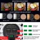 Octagonal Softbox LED Photography Light Kit with Rechargeable Battery for Continuous Lighting for Studio or Outdoor Portrait Product Photography, YouTube Video Recording