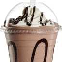 GUSTO [12 oz. - 50 Count Clear Plastic Cups With Dome Lids - Perfect for Smoothies, Milkshakes, and To-Go Beverages (Formerly Comfy Package)