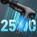 AYURA Massage Gun Deep Tissue, Muscle Massager Gun for Pain Relief, Percussion Massage Gun with 30 Speeds & 6 Heads, Portable Handheld Back Massage Gun for Athlets Men Women (Grey)