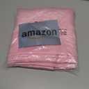 sancua Round Tablecloth - 108 Inch - Water Resistant Spill Proof Washable Polyester Table Cloth Decorative Fabric Table Cover for Dining Tables, Buffet Parties and Camping, Pink