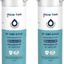 GLACIER FRESH Water Filter Compatible with XWFE (Built-in CHIP), Replacement for GE XWFE, XWF Refrigerator Water Filter NSF/ANSI 53 Certification Pack of 2