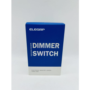 ELEGRP DM101S-WH Toggle Dimmer Switch for Dimmable LED, CFL & Incandescent Bulbs