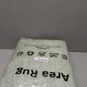 Washable Rug 5x7 Area Rugs for Living Room - Stain Resistant Non-Slip Backing Boho Rug for Bedroom,Durable & Ultra-Thin Vintage Large Area Rug (5x7, Green)