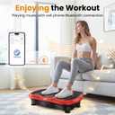 AXV Vibration Plate Fitness Platform Exercise Machine Vibrating Shaking Full Body Shaker Workout Vibrate Stand Shake Board Sport for Weight Loss Fat Burner for Gym Home Office