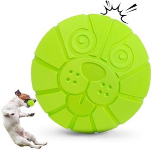 ZRIFAQESW Indestructible Squeaky Dog Balls for Aggressive Chewers, Interactive Dog Toys to Keep Them Busy, Dog Chew Toys for Aggressive Chewers, Rubber Squeaky Balls for Dogs to Relieves Anxiety