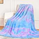 MUGD Blankets Fuzzy Soft Fleece Throw Blanket Cozy Soft Warm Throw Blanket for Bed Throw 50"x70"