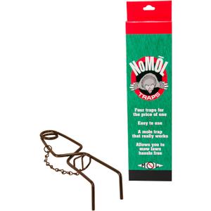 NoMol Mole Trap by Wildlife Control Supplies  Wire Tong Underground Spring Trap  Safe & Effective Pest Control for Commercial & Residential Use  Great for Backyards, Gardens, & Flower Beds