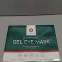 Medi Grade Cooling Gel Eye Mask for Puffy Eyes  Reusable Gel Eye Mask and Cooling Eye Pads with Thermo-Bag for Dark Circles and Morning/Night Skincare Routine  Reversible Cold Eye Mask (Blue)