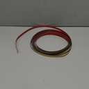 Hungbak Peel and Stick Metal Trim, Flexible Stainless Steel Molding for Wall, Fireplace, Mirror Frame, Craft and Home Decoration (Shiny Gold, 6m x 1.5cm)