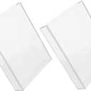 PLAFOPE Acrylic Flower Display Case Floating Box Frame Pullout Cover for Dried Flowers DIY Memory Keepsake Box for Boys and Girls Room