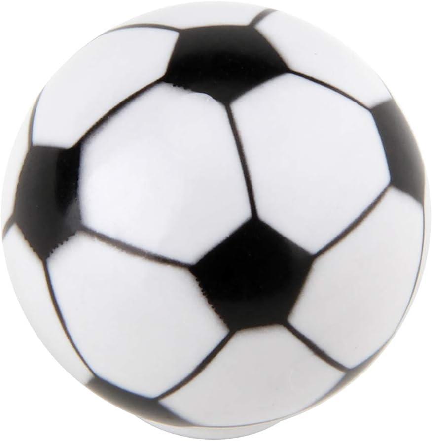 Silverline 10 Pack K0003-S Cabinet Hardware Dresser Drawer Knob Soccer Sports Wardrobe Handle Pulls