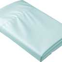 HBHLFZ Twin Flat Sheet - Ultra Soft Polyester Top Sheet - Hotel Quality Bed Sheets - Comfortable Wrinkle-Free - Easy to Care for - 1 Twin Flat Sheet OnlyLight Blue