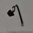 Doormoon Phone Lanyard Tether with Patch, Universal Stretchy Straps and Phone Case Anchor for Anti-drop Outdoor Skiing Hiking Cycling Climbing Compatible for iPhone Samsung Pixel Most Smartphones (Black)