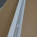 LEVOLOR Basics 2 Faux Wood Horizontal Blinds for Indoor Windows, 34 W x 64 H, Cordless Light Filtering Window Shade for Any Room, White