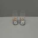 Juvale Set of 2 Mr and Mrs Champagne Toasting Flutes for Bride and Groom, His and Hers Wedding Day Glasses for Newlyweds, Engagement, Wedding and Bridal Shower Gifts (Rose Gold, 10oz)