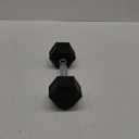Yes4All Chrome Grip Encased Hex Dumbbells  Hand Weights With Anti-Slip 5-50 LBS Single (10 Pounds - Single)