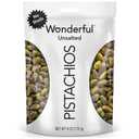 Wonderful Pistachios No Shells, Unsalted Nuts, 6 Ounce Resealable Bag, Protein Snacks, Gluten Free, Healthy Snack