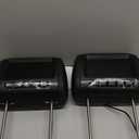 2pcs 7 in Control Adjustable Headrest LCD Video Monitor MP5 Display Black for Universal Car HD 800 x 480 RGB Screen with Infrared Transmitter