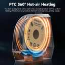 2026 New Official CREALITY Space Pi Filament Dryer, 360 110W PTC Hot-Air Heating 3D Printer Filament Dryer Box with Fan, Upgraded Filament Dehydrator Storage for PLA ABS PETG PA Filament 1.75 2.85mm