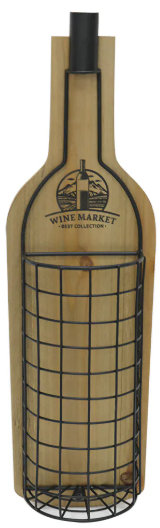 NUOBESTY Wall Hanging Basket Outdoor and Indoor Use Space-Saving Wrought Hanging Planter Basket Garden Patio Balcony Decoration