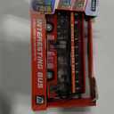 11"(28cm) Double Decker Bus Toy with Lights & Sounds, Scale(1:16) Friction Powered Bus Toy for Kids with Indoor Ceiling Lights and 4 Different Sounds - Gift for Kids Ages 3+ (Red), 11 x 2.8 x 4.9 inches