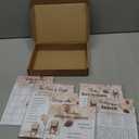 Jetec 302 Pcs Bear Baby Shower Games Set 6 Games Include Baby Shower Word Scramble Word Search Predictions and Advice the Price is Right Guess Mom or Dad(Brown Bear)