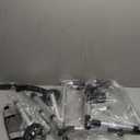 Folding Walker with Basket and Glide Skis, 5" Wheels Lightweight Walkers for Seniors and Adults, Supports Up to 350 Pounds, Adjustable Height, Compact Standard Walker