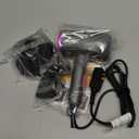 slopehill Professional Ionic Hair Dryer, Powerful 1800W Fast Drying Low Noise Blow Dryer with 2 Concentrator Nozzle 1 Diffuser Attachments for Home Salon Travel (Grey)