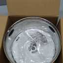 Gardner Pet Dog Bowls 1 Gallon (3.85L) Stainless Steel No Spill Water Bowl, Slow Water Feeder Metal Dog Bowls, Spill Proof Water Dispenser for Large Dogs, Promotes Healthy Hydration(Black)