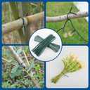 4 Ft Bamboo Stakes for Plant with Twist Ties 60 pcs Bamboo Sticks Plant Support Garden Stakes Poles for Tomatoes Cucumber Grapes Pole Beans Trees Potted Dahlia Flowers