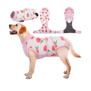 Kuoser Dog Recovery Suit Female, Dog Onesie for Surgery, Female Spay and Male Neuter Onesie for Post-Op Care, Prevent Licking Puppy Onesies, L
