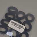 High Elastic Hair Ties 12 Pack Black Thick Hair Band Rope Ponytail Holder for Women