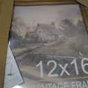 12x16 Picture Frame Vintage Gold for Wall Mount, 12X16 - 1 Pack