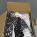 Small Portable Space Heater for Indoor Use - VOCRS 1500W PTC Electric Heater with Thermostat, Remote Control, 12H Timer, Eco and Fan Mode, Rapid and Safe Heating for Bedroom, Office