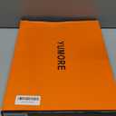 YUMORE Toilet Paper Holder Stand, 4.4lbs Heavy Duty Stainless Steel Free Standing Bathroom Tissue Roll Holder, Brushed Nickel