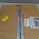 Blujellyfish Mosaic Tiles Crystal Glass Tile Rose Gold Interlocking Chrome Silver Black Ink Blue Mosaic Bath Kitchen Fireplace Decor TSTGT107 (5 Square Feet) (5 Sheets (12x12 Inches))