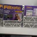 Filtrete 20x25x4 AC Furnace Air Filter, MPR 1550, MERV 12, Fits Lennox & Honeywell, Allergen, Electrostatic Air Cleaning Filter, 4-Pack (actual size 19.88 x 24.63 x 4.31)