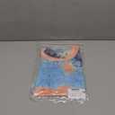 SOFIA'S CHOICE Women's Short Sleeve Tie Dye Crop Top Crew Neck Loose Summer Casual Tee Orange TD (Small)
