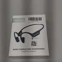 Bone Conduction Headphones Bluetooth with Mic, Noise Cancelling Open-Ear Sweatproof Bone Conducting Headsets Microphone Wireless for Work, Sports,Call, Meeting Headphones (Black)