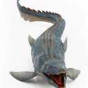Gemini&Genius Mosasaurus Dinosaur Toy with Movable Jaw, Large Marine Realistically Dinosaur, Ocean Dino World Animal Figure Toy Gift and Party Supplie for Kids